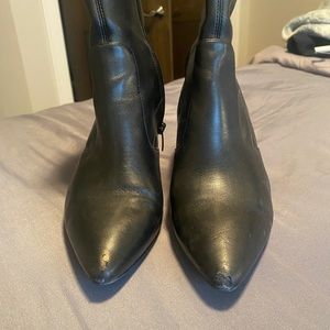 Black Marc Fisher Ankle Booties